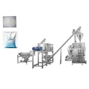 Automatic big pouch powder packing machine with vertical sealing system for industrial flour and spice packaging