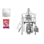 Detergent powder packing machine with linear filling system for 500g, 1kg, and 2kg laundry powder pouches