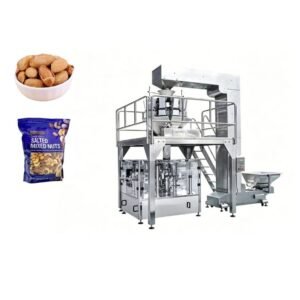 Nuts premade bag rotary sealing and packing machine filling and sealing pre-formed bags for almonds and walnuts