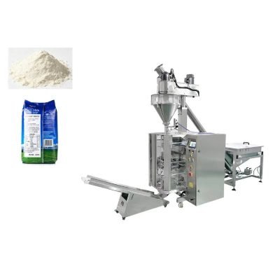 Powder packing machine for milk powder with auger filler and dust-proof sealing system for food-grade powdered products